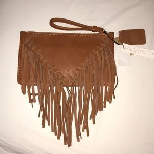 Sole Society Fringe Clutch